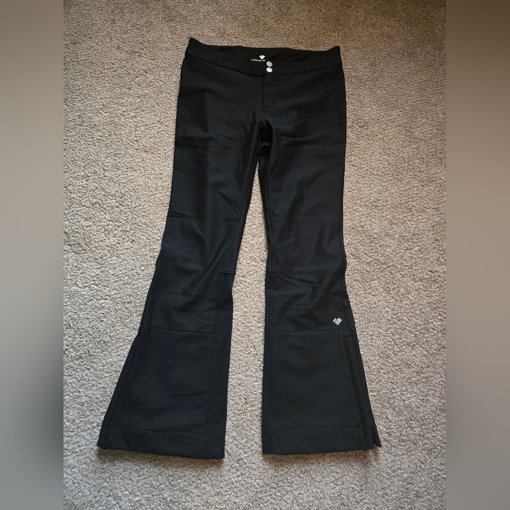 Obermeyer Black Flared Ski Pants Size 12